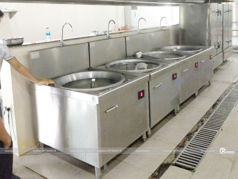 Bếp Á đơn điện từ (chảo liền)