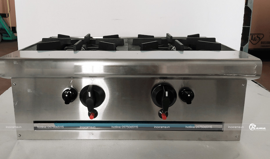 Bếp âu 2 họng dùng gas Berjaya OB2S