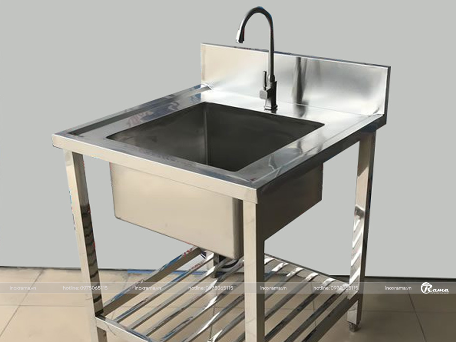 Chậu rửa 1 hố inox