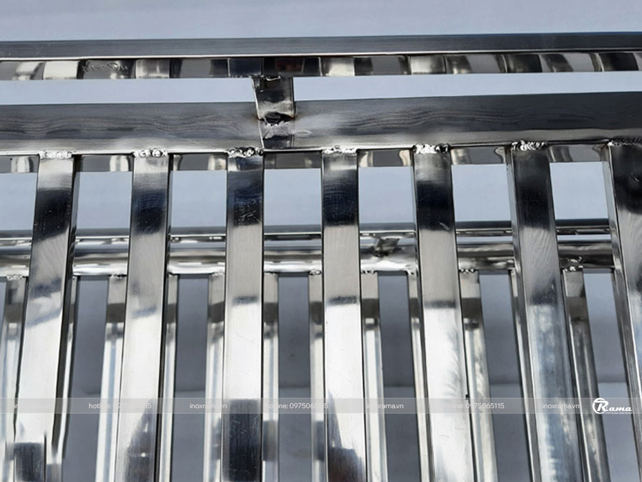 Kệ inox 2 tầng 1m8