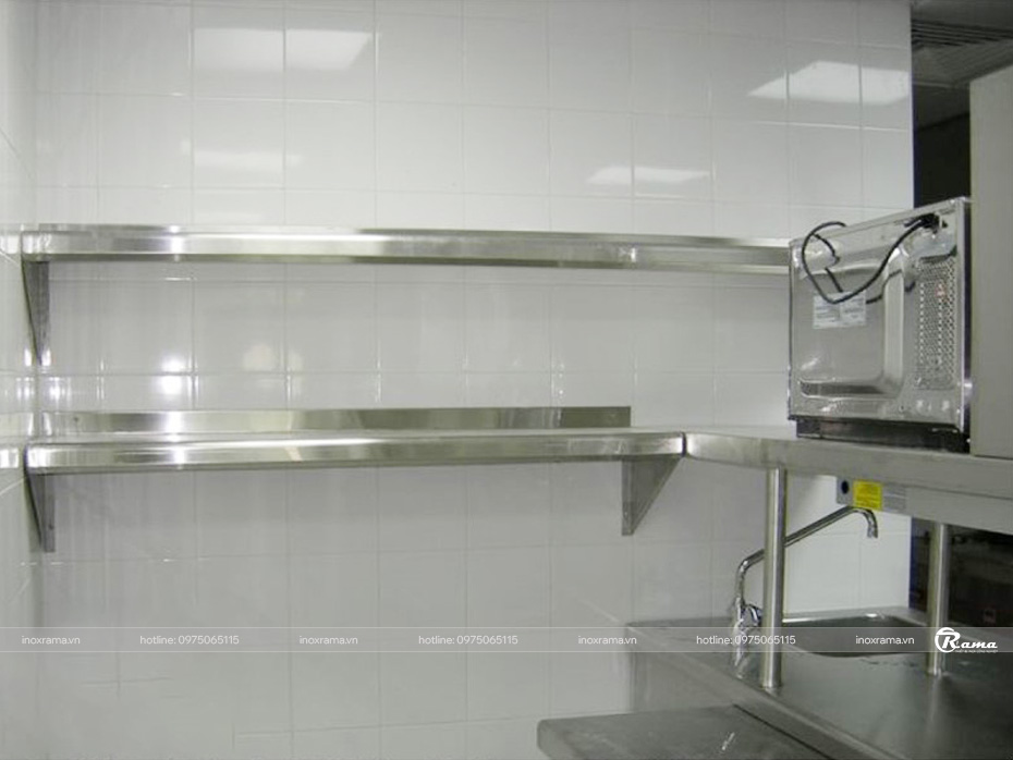 Giá phẳng 1 tầng treo tường