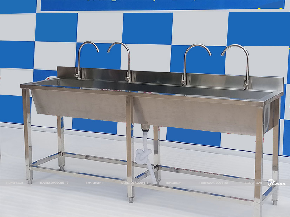 Máng rửa tay inox công nghiệp
