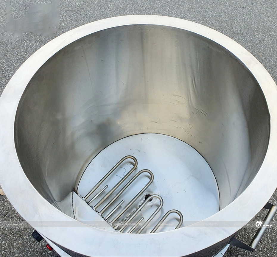 Nồi nấu phở bằng điện 100 lít (vật liệu inox)