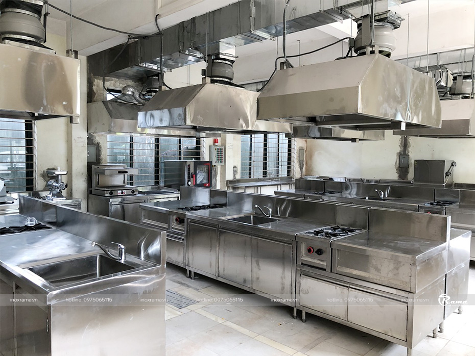 Cung cấp thiết bị bếp ăn công nghiệp cho trường cao đẳng nghề tại Thái Nguyên