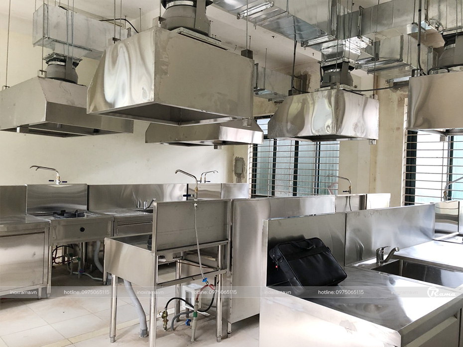 Cung cấp thiết bị bếp ăn công nghiệp cho trường cao đẳng nghề tại Thái Nguyên
