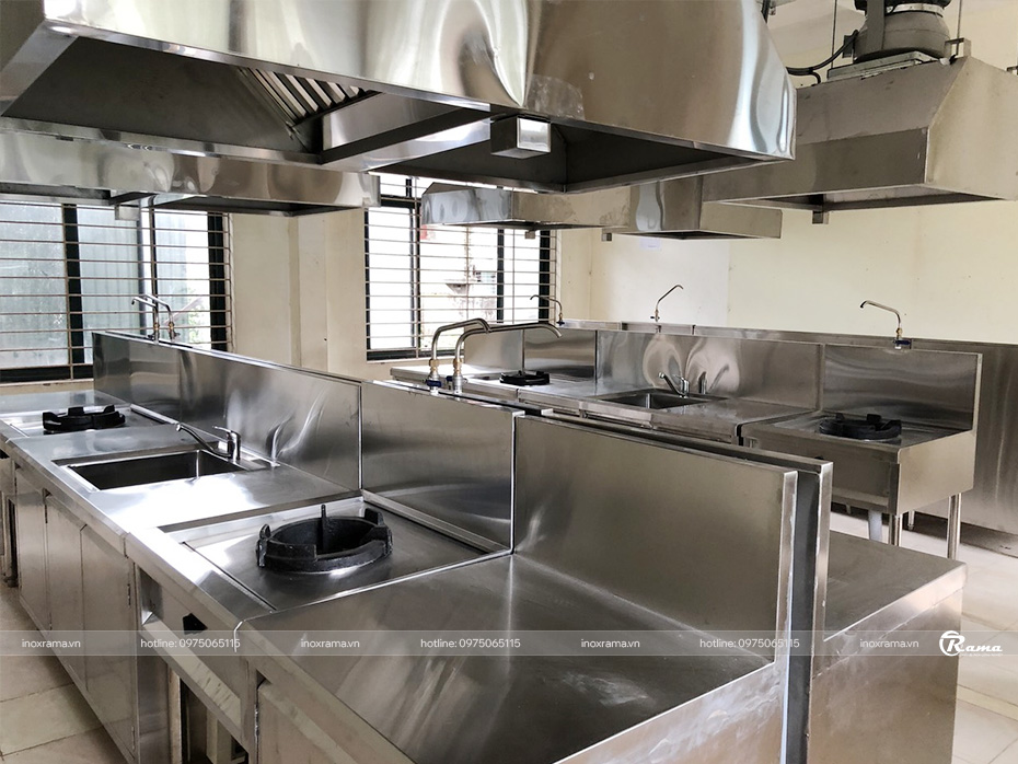 Cung cấp thiết bị bếp ăn công nghiệp cho trường cao đẳng nghề tại Thái Nguyên