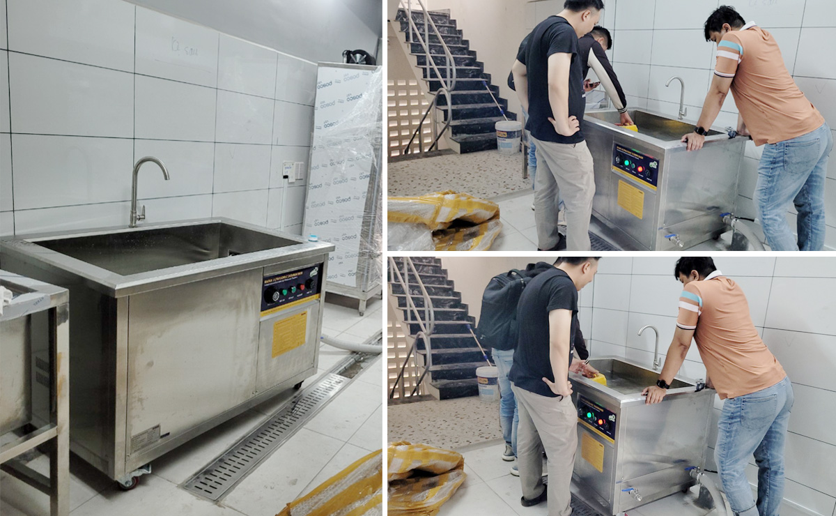 Máy rửa chén siêu âm công nghiệp Rama RB1500