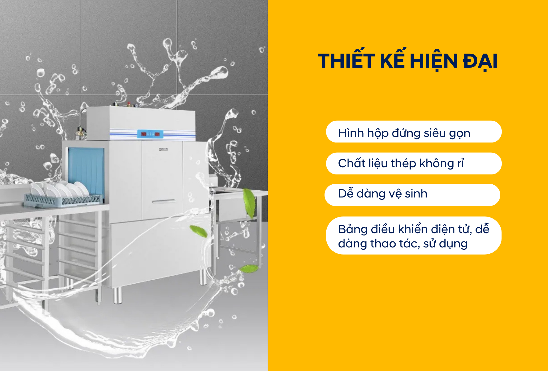 Máy rửa chén bát công nghiệp Rama RC47000