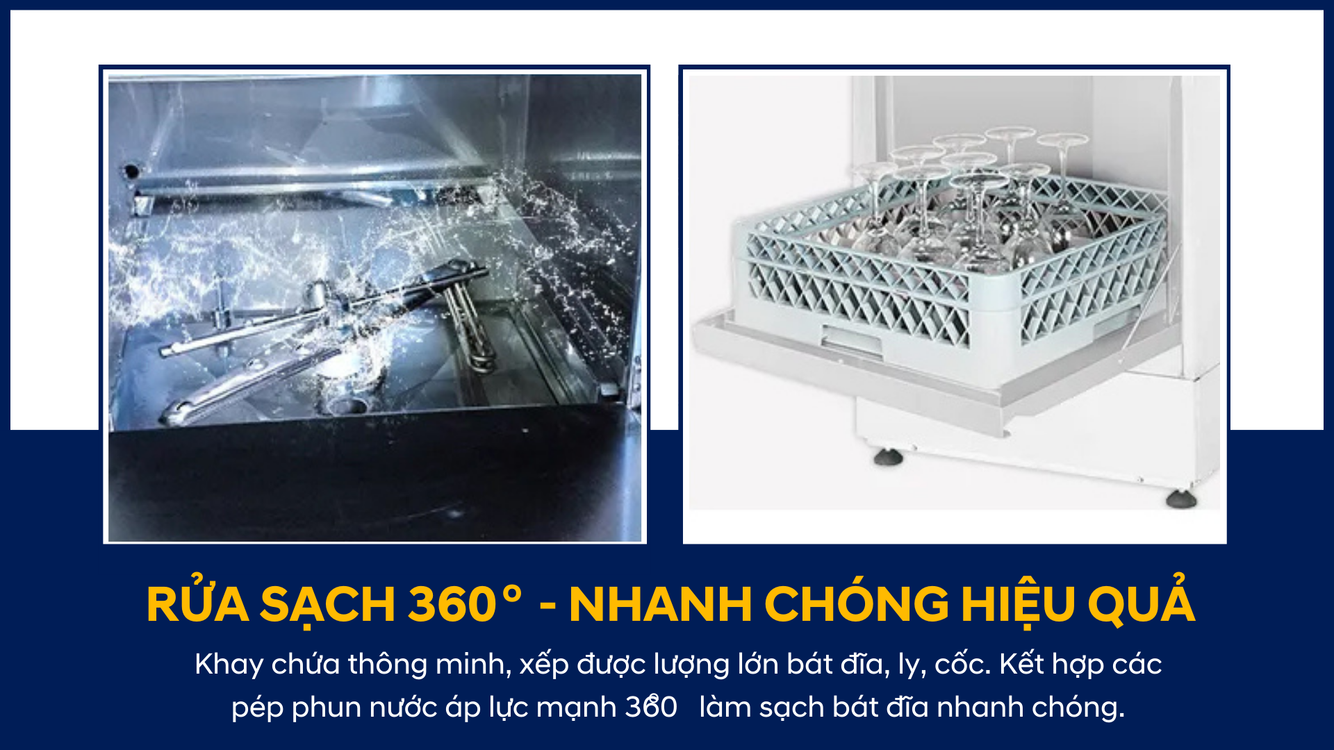 Máy rửa chén bát nhà hàng Rama RC12000