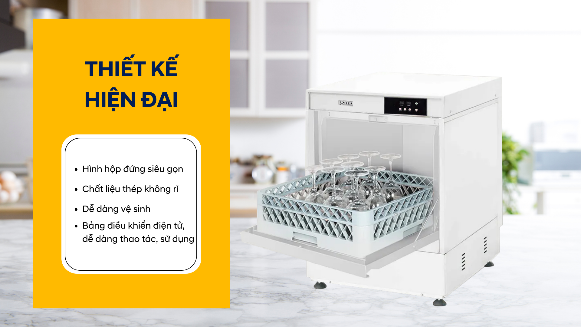 Máy rửa chén bát nhà hàng Rama RC12000