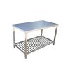 Bàn sơ chế thực phẩm bằng inox