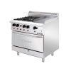 Bếp âu 4 họng có lò nướng, có rán phẳng dùng gas OB4GG1BWO-17