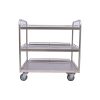 Xe đẩy inox 3 tầng
