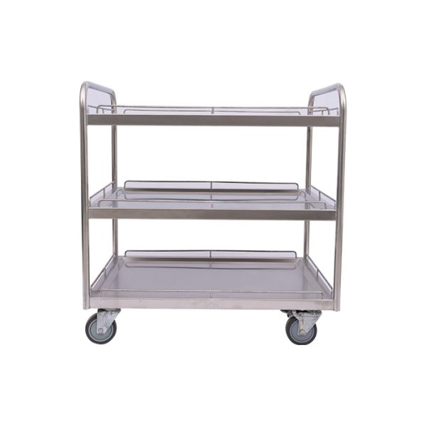 Xe đẩy inox 3 tầng