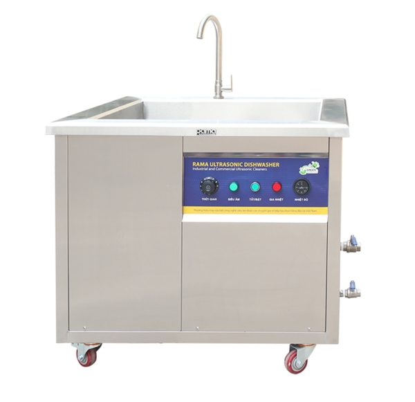 Máy rửa bát sóng siêu âm nhà hàng Rama RB800, công suất 1.5kW, dung tích 108L