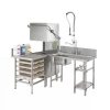 Máy rửa chén bát công nghiệp Rama RC15000S, công suất 15.8kW, lưu lượng nước tối thiểu 2,5 l/h